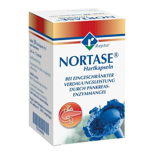 NORTASE Kapseln vegetarische Verdauungsenzyme - 1