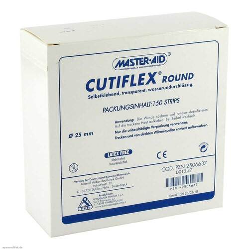 Cutiflex Folien-Pflaster round 22,5mm Master Aid - 1