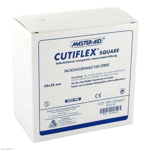 Cutiflex Folien-Pflaster square 38x38mmMasterAid - 1