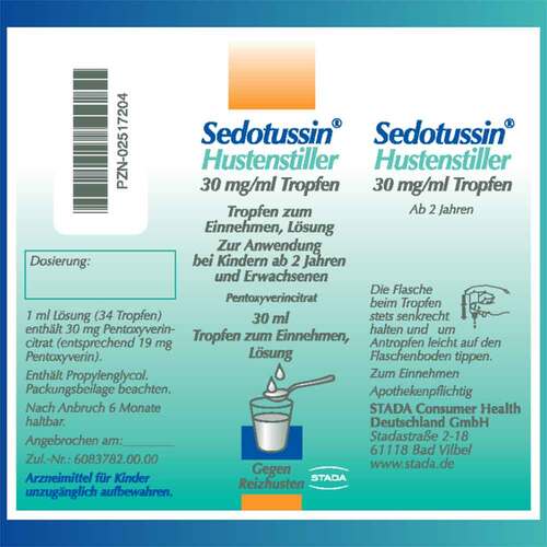 Sedotussin® Hustenstiller Tropfen - 2