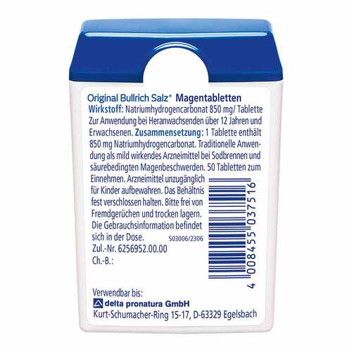 Bullrich Salz® Tabletten gegen Sodbrennen - 2