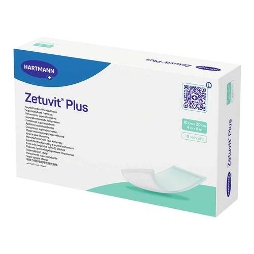 Zetuvit Plus extrastarke Saugkomp.steril 10x20 cm - 1