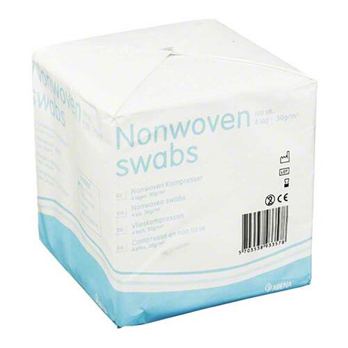Vlieskompressen 10x10 cm unsteril 4fach - 1