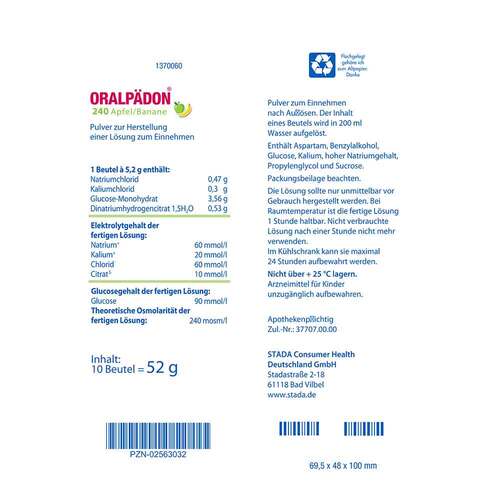Oralp&auml;don® 240 Apfel-Banane - 2