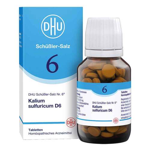 DHU Sch&uuml;&szlig;ler-Salz Nr. 6 Kalium sulfuricum D6 Tabletten - 1