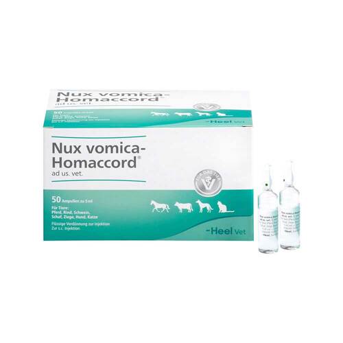 Nux vomica Homaccord Ampullen vet. (f&uuml;r Tiere) - 1