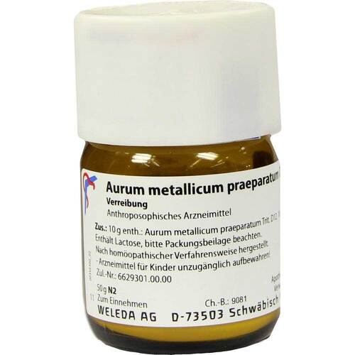 Aurum metallicum Pr&auml;parat D 12 Trituration - 1