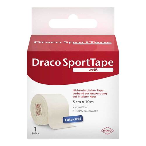 Dracotapeverband 10mx5cm wei&szlig; - 1