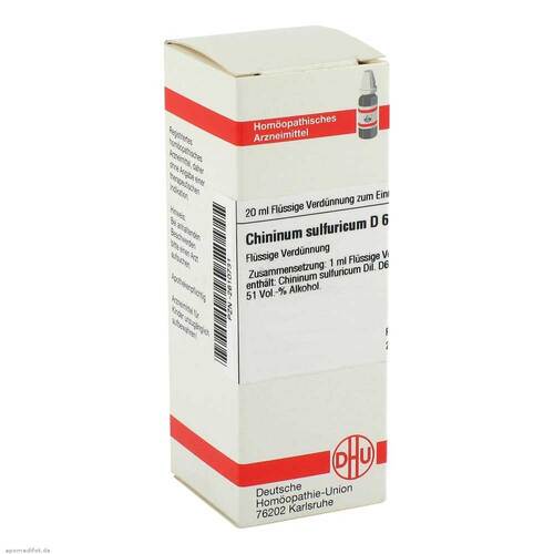 DHU Chininum sulfuricum D 6 Dilution - 1