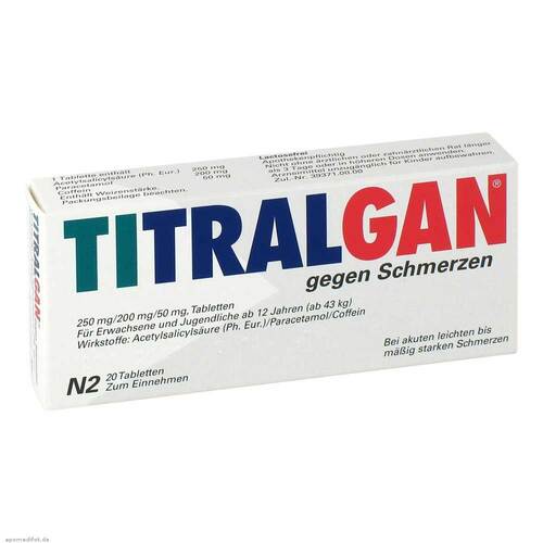 TITRALGAN® gegen Schmerzen - 1