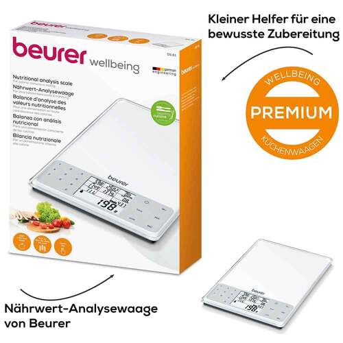 Beurer DS61 N&auml;hrwert Analysewaage - 6