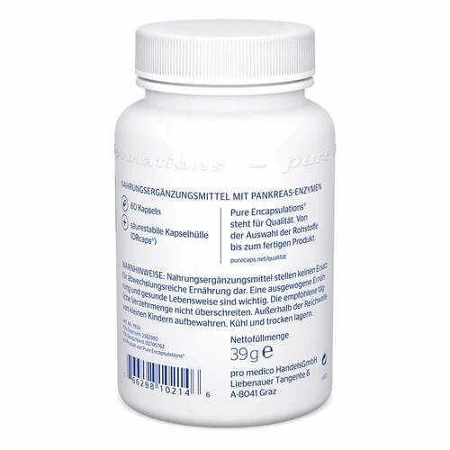 Pure Encapsulations Pankreatin Enzym Formel Kapseln - 2