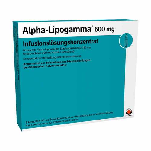 Alpha Lipogamma 600 Infusionsl&ouml;sung - 1