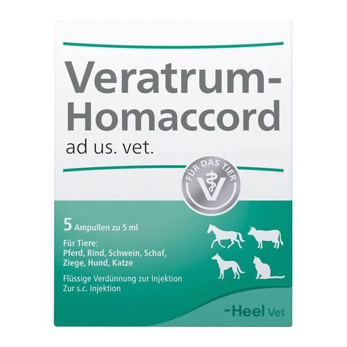Veratrum Homaccord Ampullen vet. (f&uuml;r Tiere) - 1
