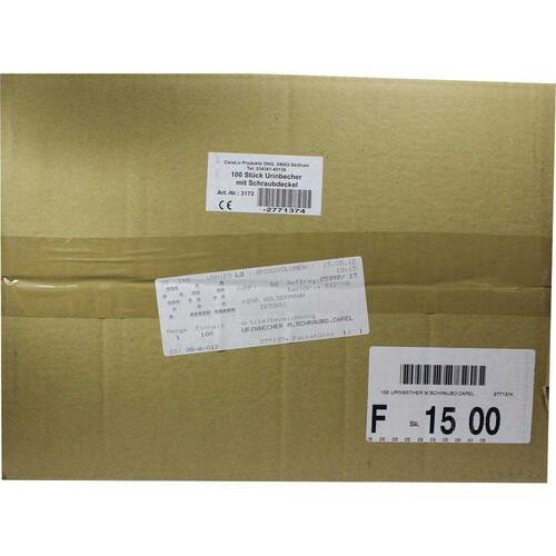 Urinbecher mit Schraubdeckel - 1