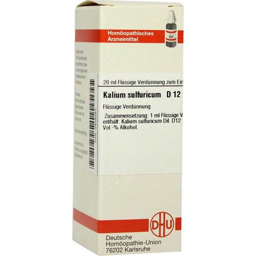 DHU Kalium sulfuricum D 12 Dilution - 1