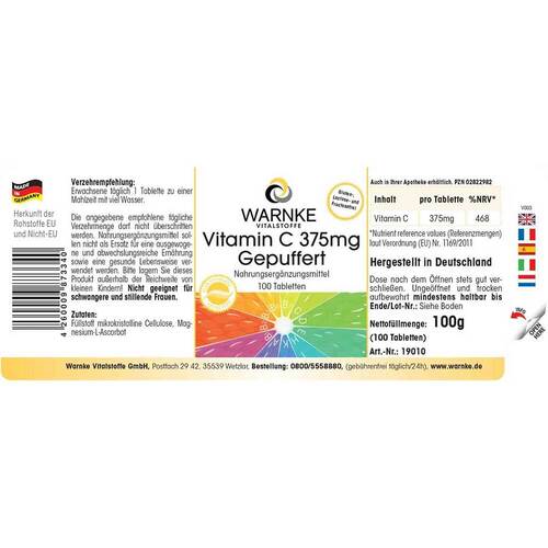 Vitamin C 375 mg gepuffert Tabletten - 4