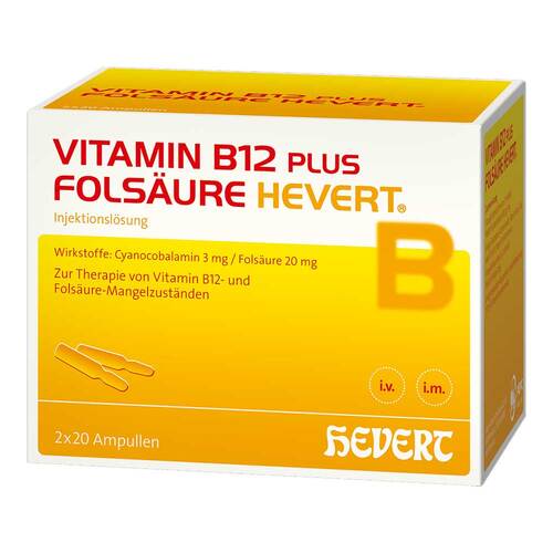 Vitamin B12 plus Fols&auml;ure Hevert - 1