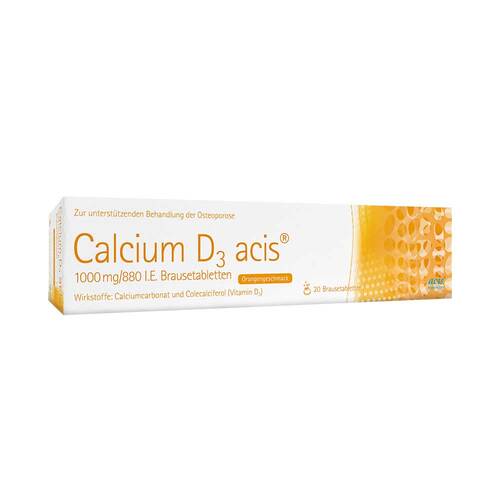 Calcium D3 acis 1000 mg / 880 I.E. Brausetabletten - 1