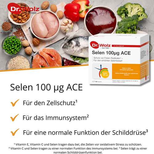 Selen ACE 100 µg 180 Tage Kapseln - 3