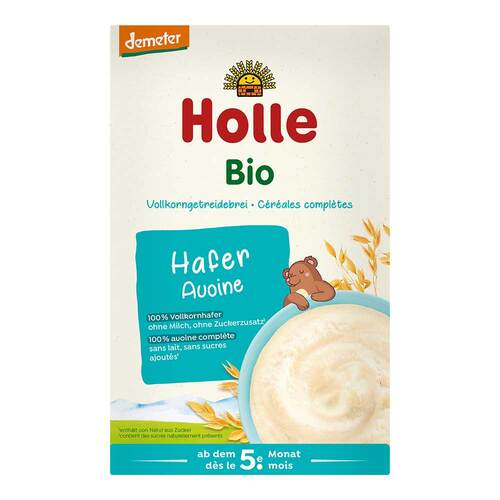 Holle Bio-Vollkrongetreidebrei Hafer - 1