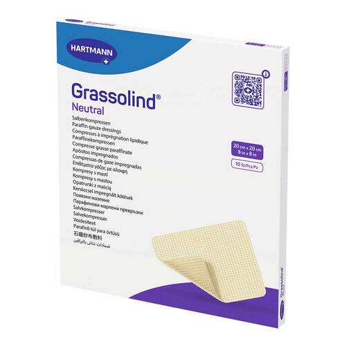 Grassolind Salbenkompressen 20x20 cm steril - 1