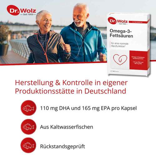 Omega 3 Fetts&auml;uren 500 mg / 60% Kapseln - 3