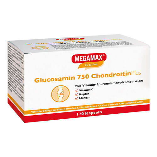 Glucosamin 750 Chondroitin Plus Megamax Kapseln - 1