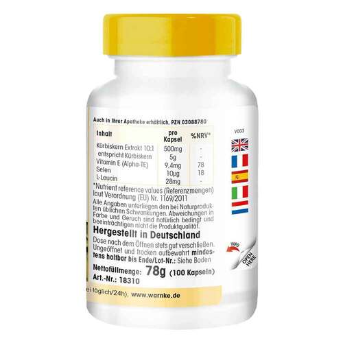 K&uuml;rbiskern Extrakt Kapseln - 3