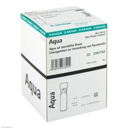 Aqua AD Injectabilia Miniplasco connect Injektionsl&ouml;sung - 1