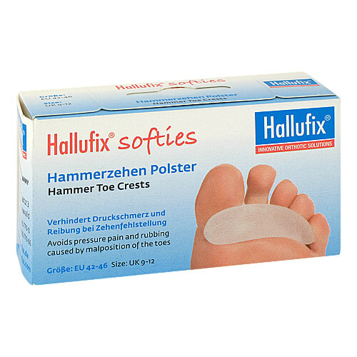 Hallufix softies Hammerzehenpolster Gr&ouml;&szlig;e L 42 - 46 - 1