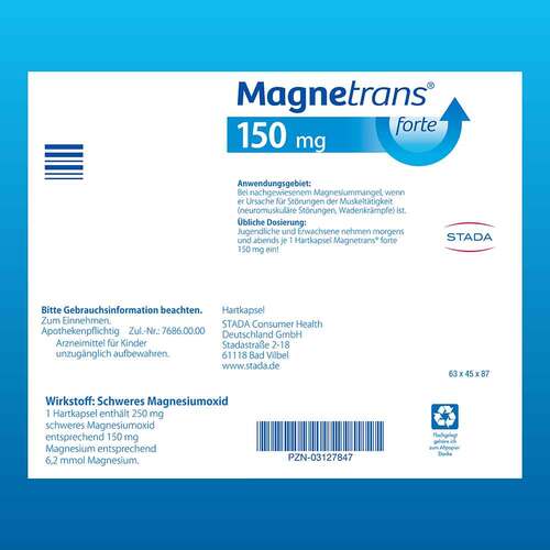 Magnetrans forte 150 mg Hartkapseln - 9