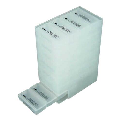 Medikamenten Dispenser 7 Tage wei&szlig; - 1