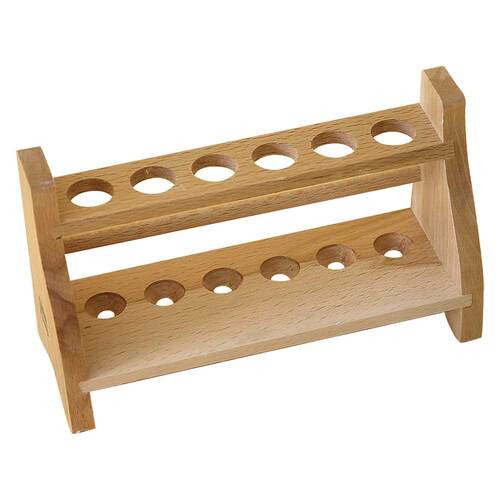 Reagenzglas Gestell f&uuml;r 6 Gl&auml;ser - 1