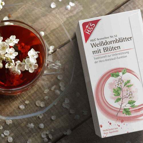H&S Wei&szlig;dornbl&auml;tter mit Bl&uuml;ten Filterbeutel - 3