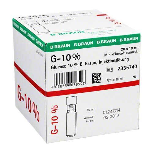 Glucose 10% Braun Mini Plasco connect Injektionsl&ouml;sung - 1