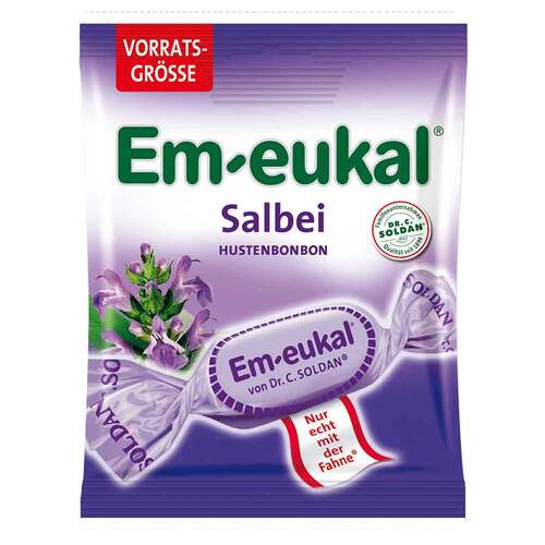 EM Eukal Halsbonbons Salbei zuckerhaltig - 1