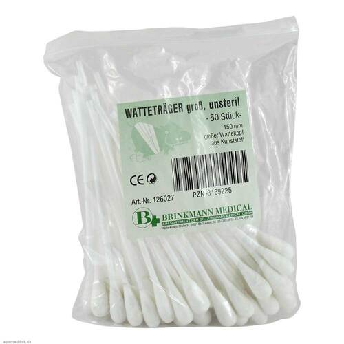 Wattetr&auml;ger gro&szlig;er Wattekopf unsteril - 1