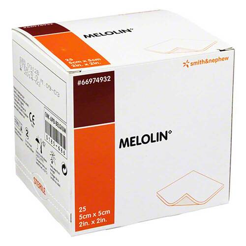 Melolin 5x5cm Wundauflagen s - 1