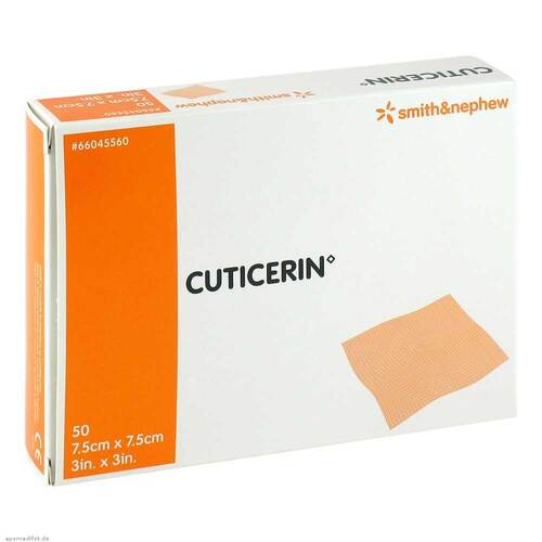 Cuticerin 7,5x7,5cm Gaze mit S - 1