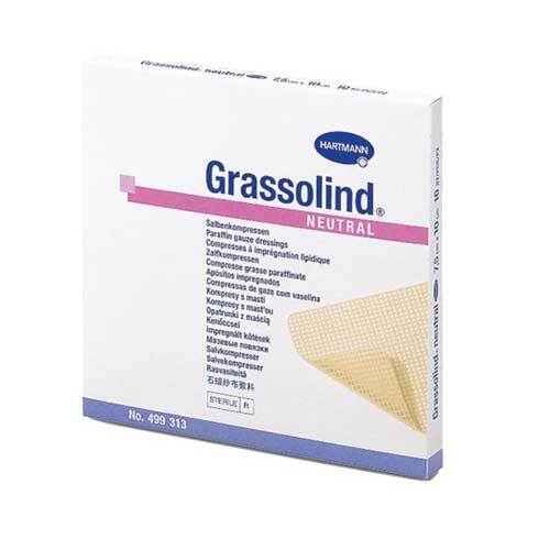 Grassolind Salbenkompressen 10x10 cm steril - 1