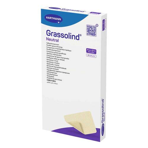 Grassolind Salbenkompressen 10x20 cm steril - 1