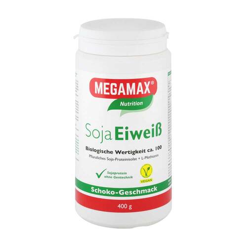 Megamax Soja Eiwei&szlig; Schoko Pulver - 1