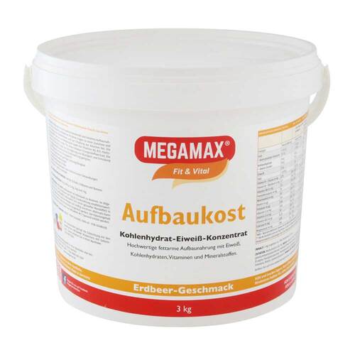 Megamax Aufbaukost Erdbeere Pulver - 1