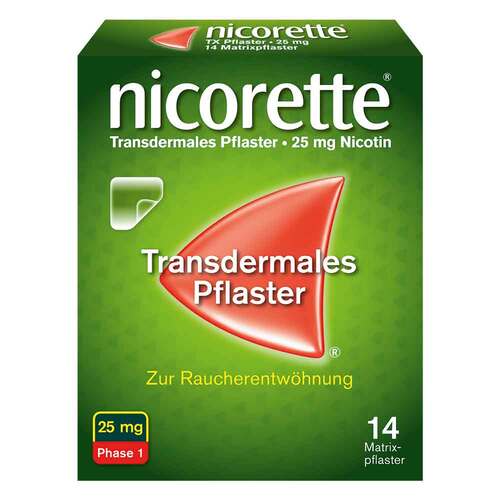 nicorette Nikotinpflaster, 25 mg Nikotin - 1