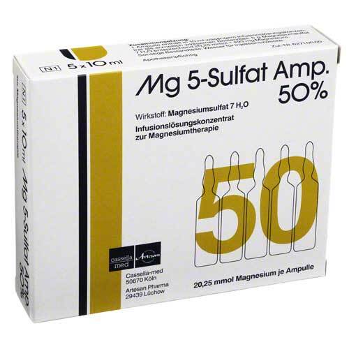 MG 5 Sulfat Ampulle 50% Infusionsl&ouml;sungskonzentrat - 1