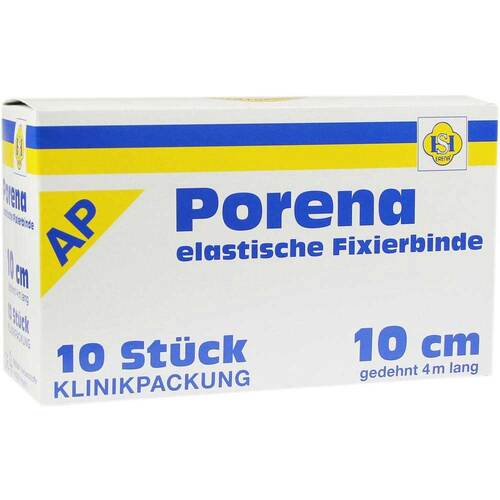 Porena elastische Mullbinde binde 10cm ohne Cello wei&szlig; - 1