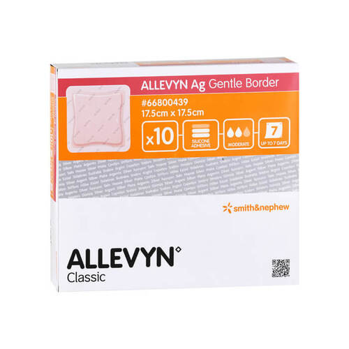 Allevyn Ag Gentle Border 17,5x17,5 cm Verband - 1