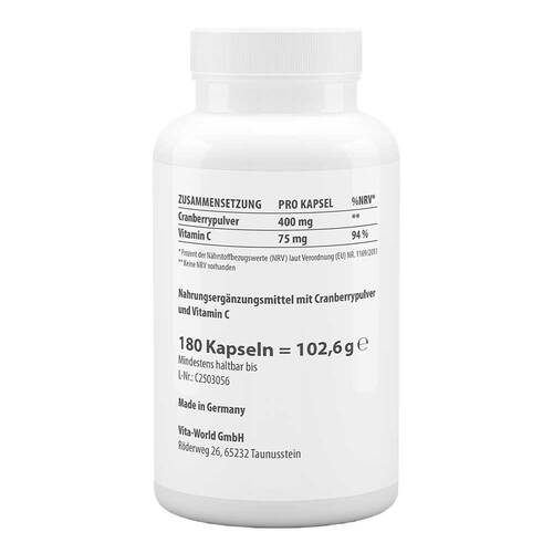 Cranberry Plus C 400 mg Kapseln - 2