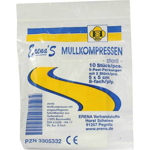 Erena Steril Mullkompresse 5x5cm - 1